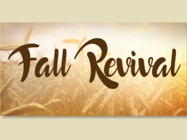 Revivals and Fall Festivals